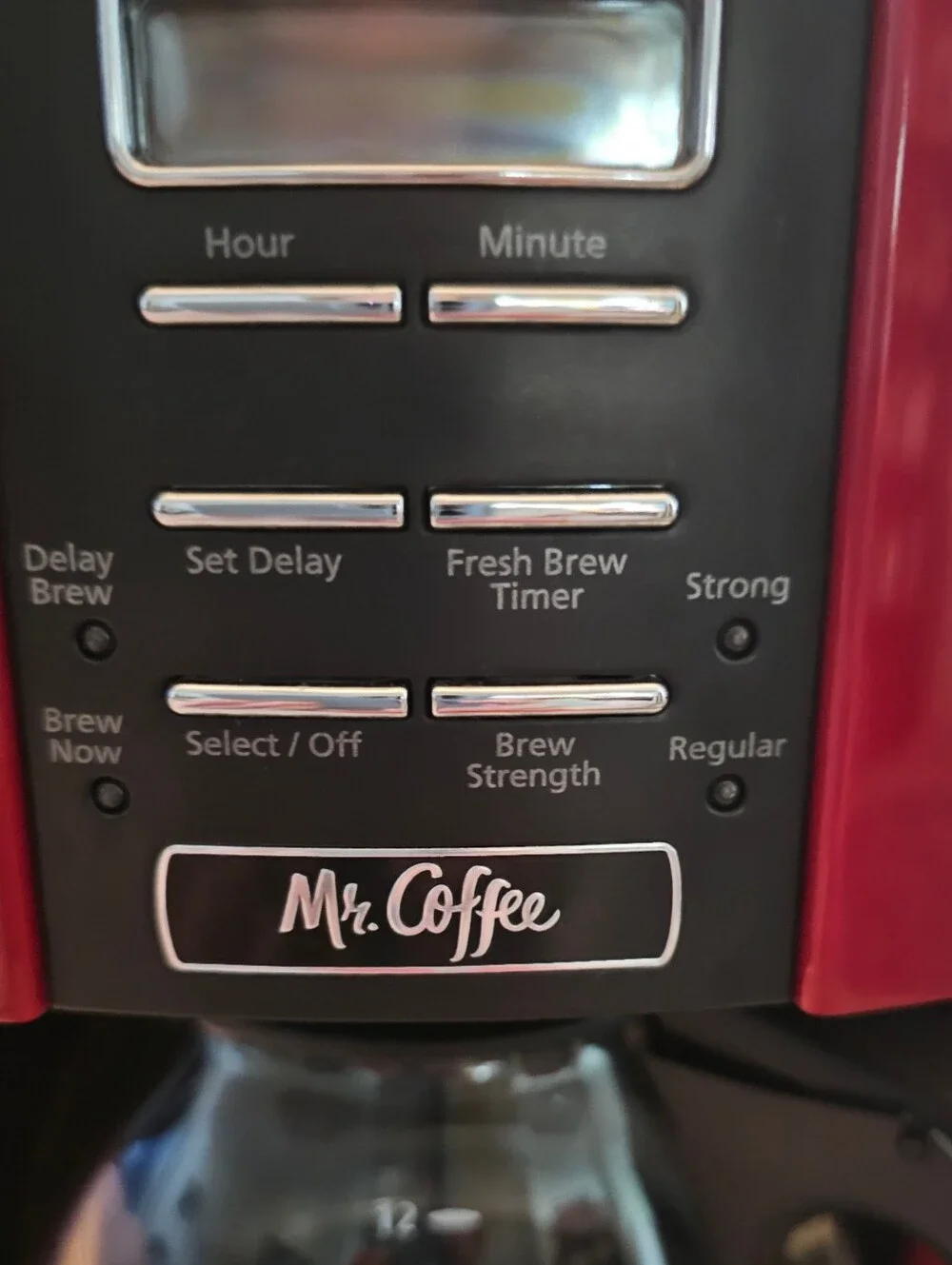 Mr. Coffee 12-Cup Coffee Maker - Red